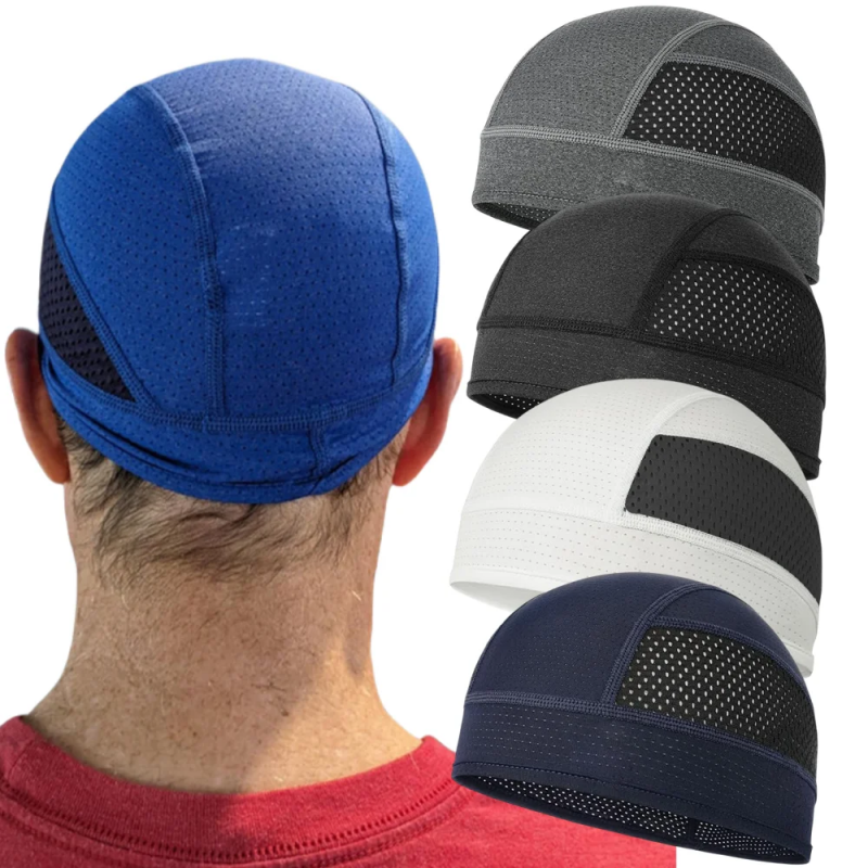 Skull Cap Helmet Liner - Summer Quick Dry Breathable Mesh Running