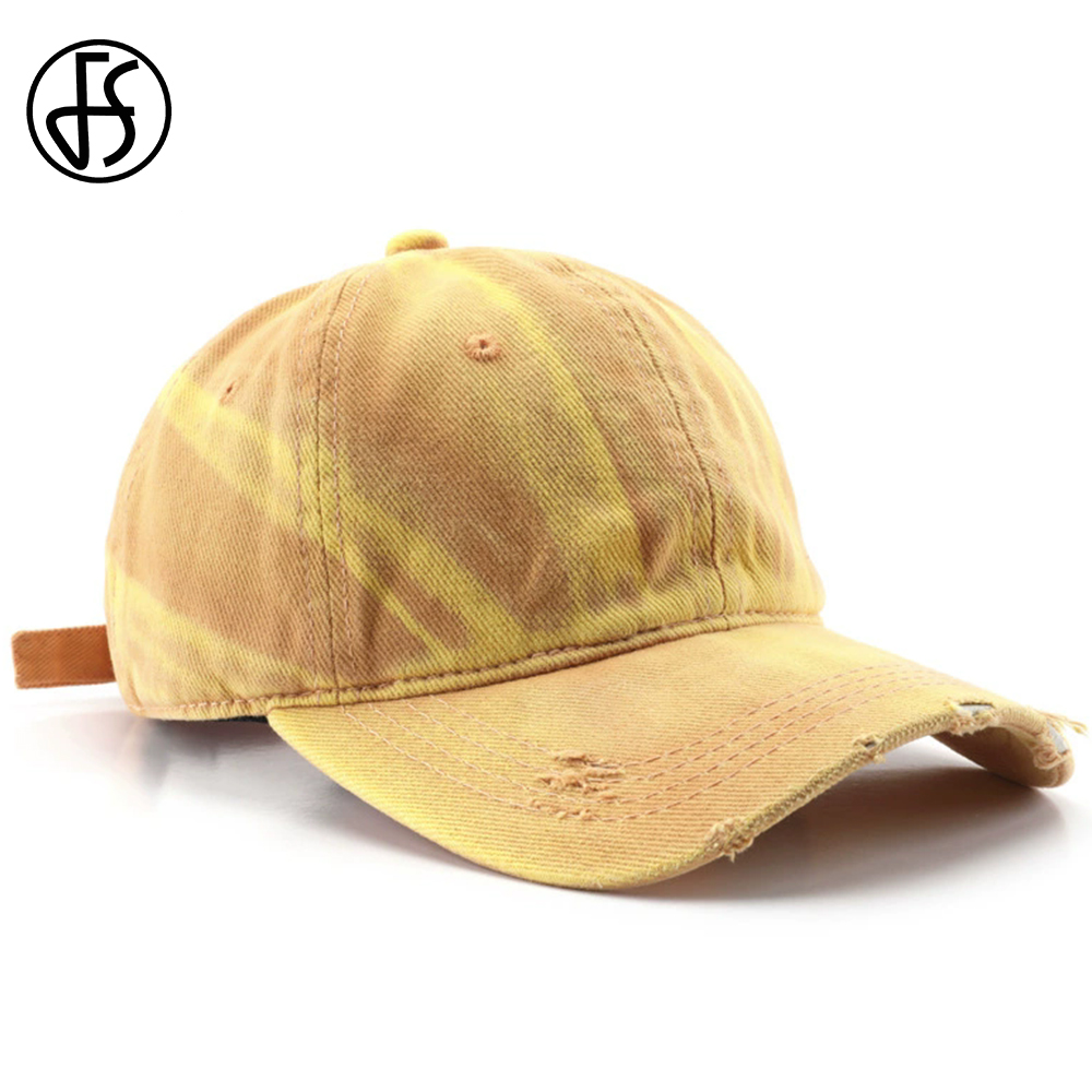 Golf Cap Dad - FS Yellow Black Tie Dye Baseball