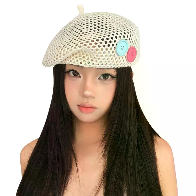 Japanese Style Straw Beret for - Beret French Wool ulasan dan harga