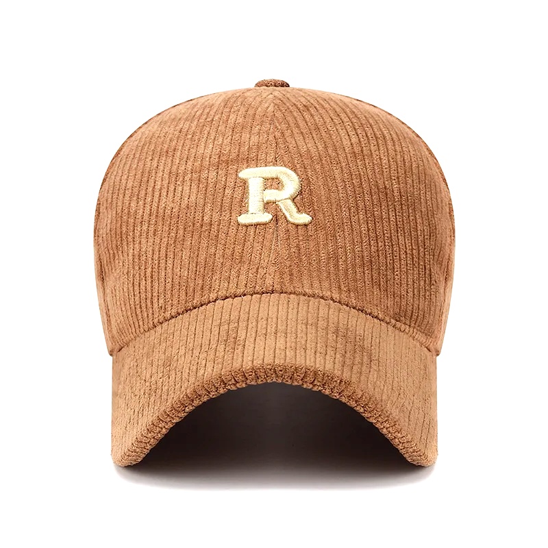 Corduroy Baseball Cap with 3D  - Baseball Cap Structured ulasan dan harga