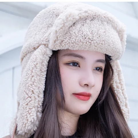 Y2K Girls Women Bomber Hat Pil - Winter Trapper Hat ulasan dan harga