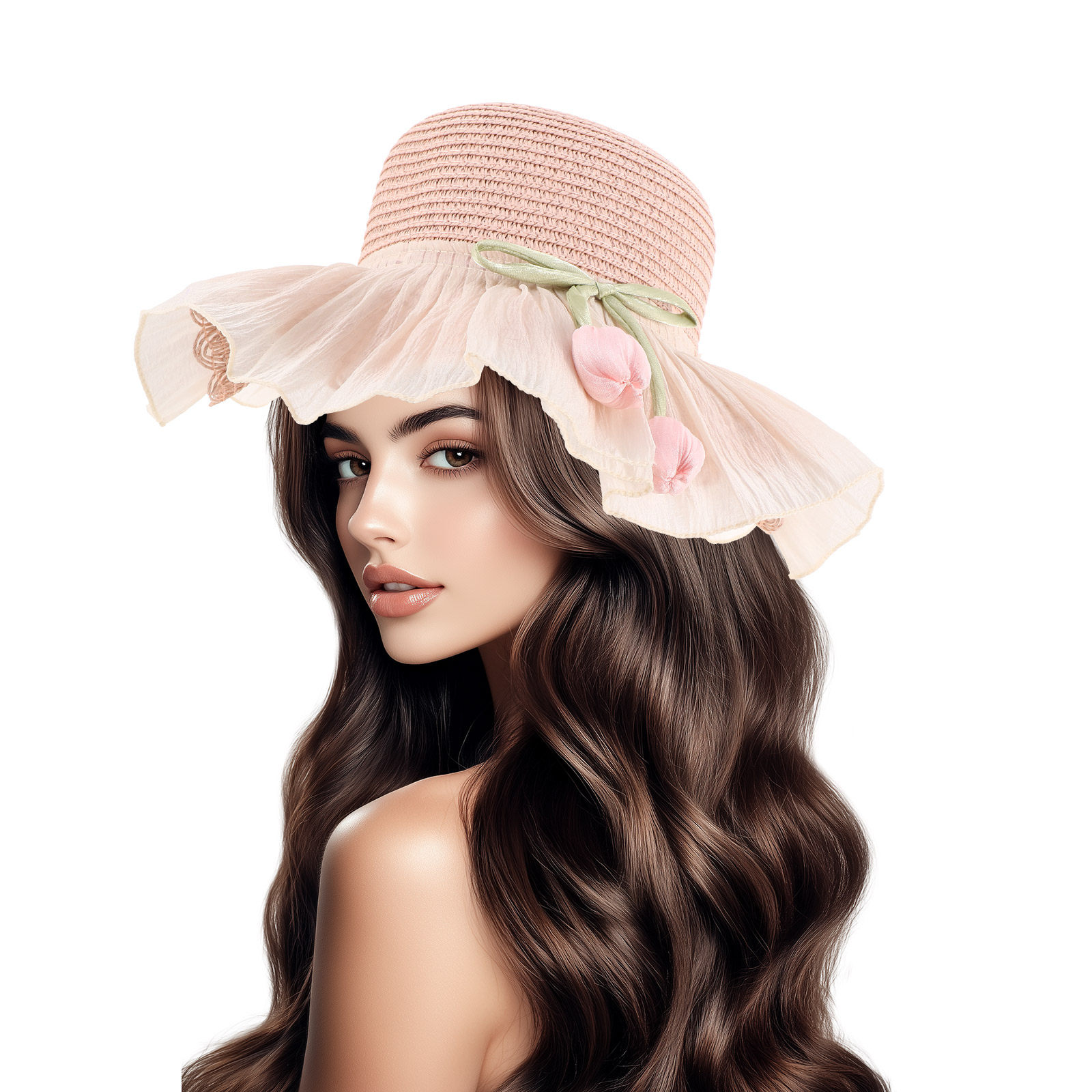 Girls Straw Sun Hat Summer Bre - Sun Hat Wide Brim ulasan dan harga