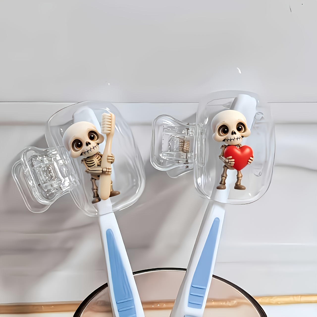 2pcs Skull Portable Toothbrush - Skull Cap Helmet Liner ulasan dan harga