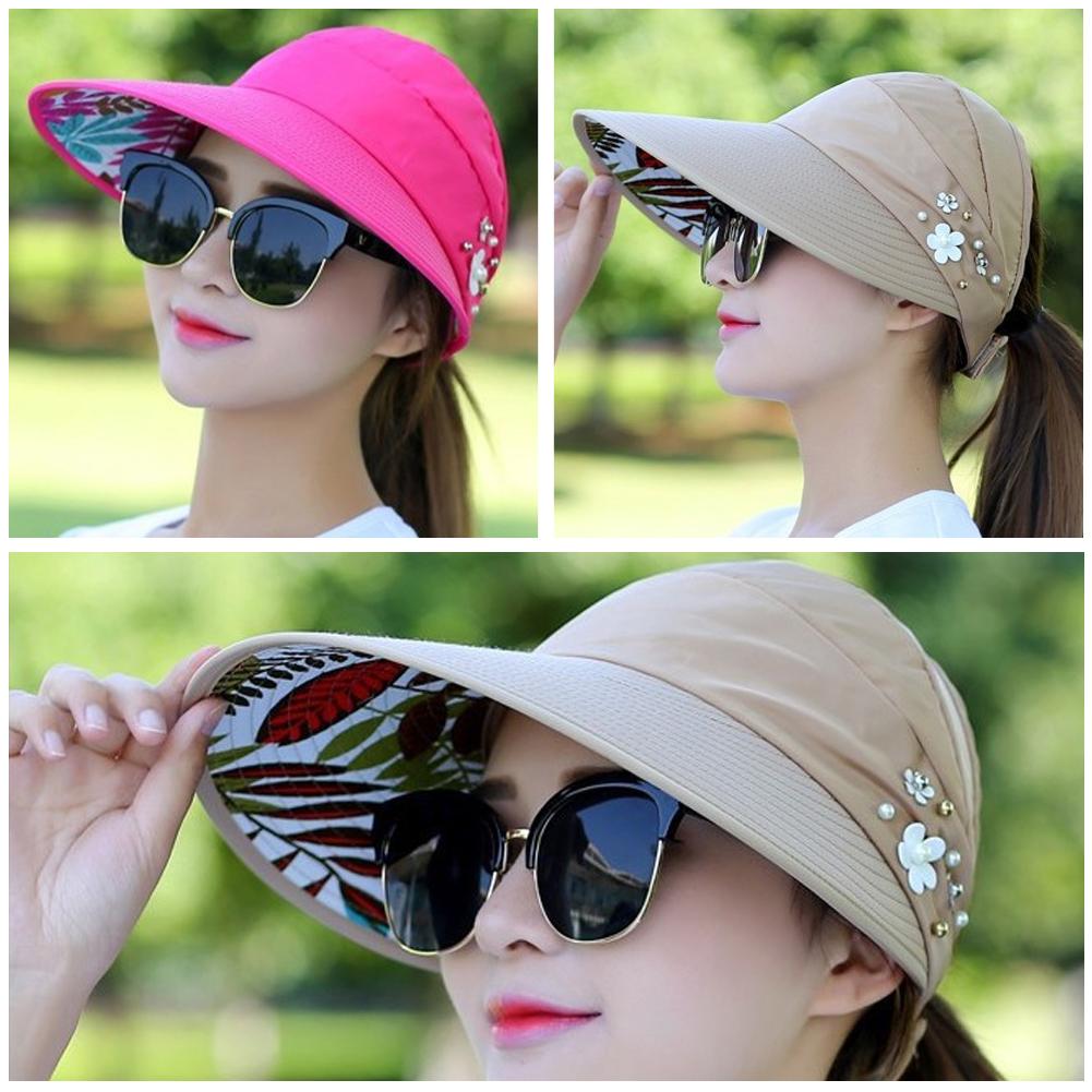 Sun Hat Polyester Wide Brim Fo - Sun Hat Wide Brim ulasan dan harga