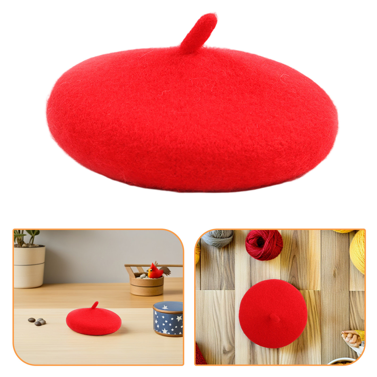 Cat Hat Dog Hat French Beret P - Beret French Wool ulasan dan harga