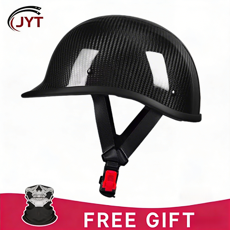 Lightweight Carbon Fiber Half  - Skull Cap Helmet Liner ulasan dan harga