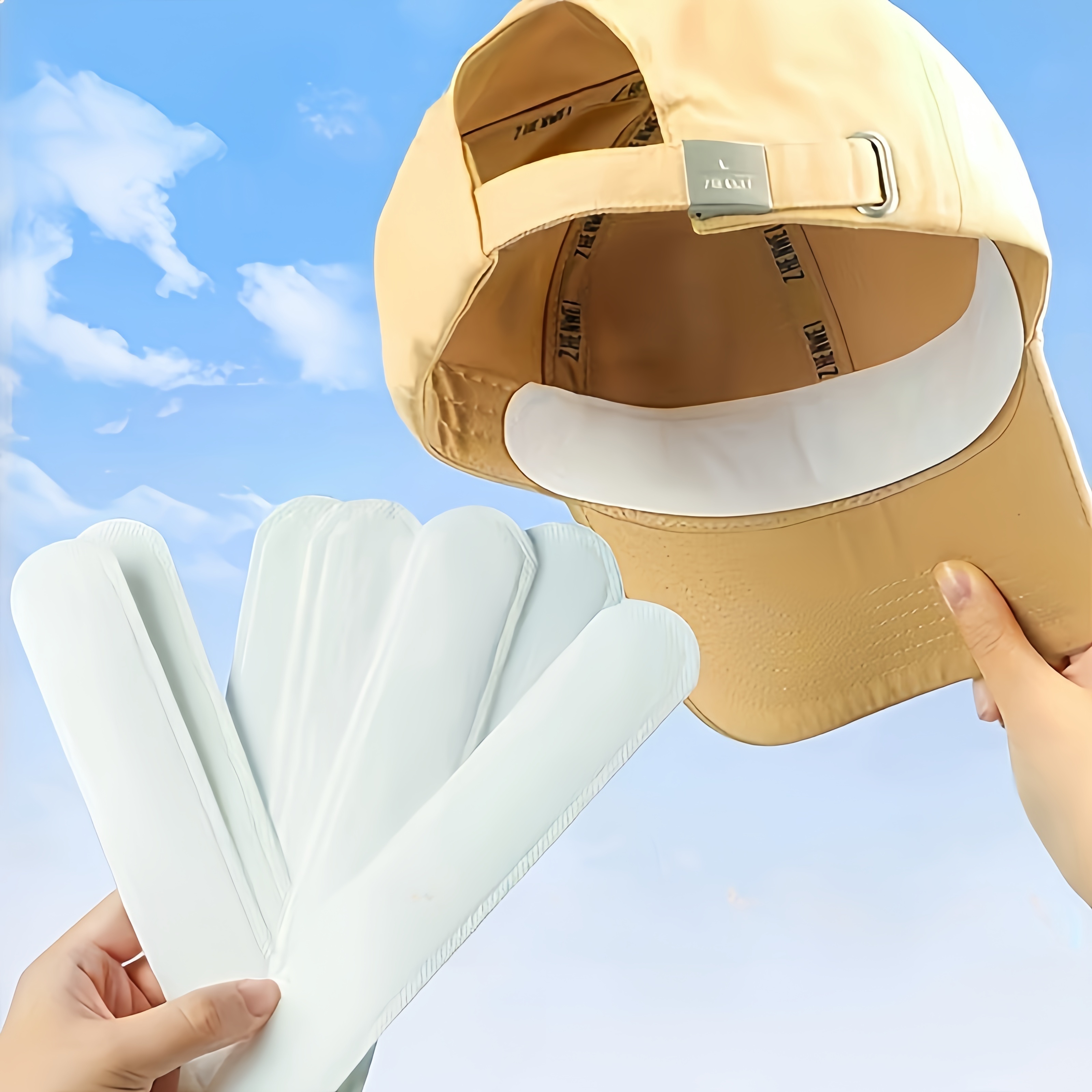 10pcs  Disposable Sweat-absorb - Baseball Cap Structured ulasan dan harga