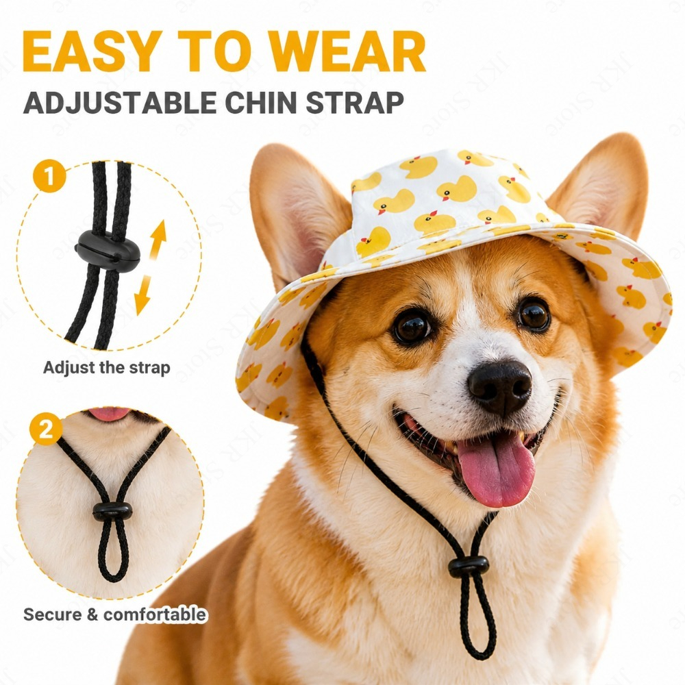 Printed Pet Dog Hat Adjustable - Running Cap Lightweight ulasan dan harga