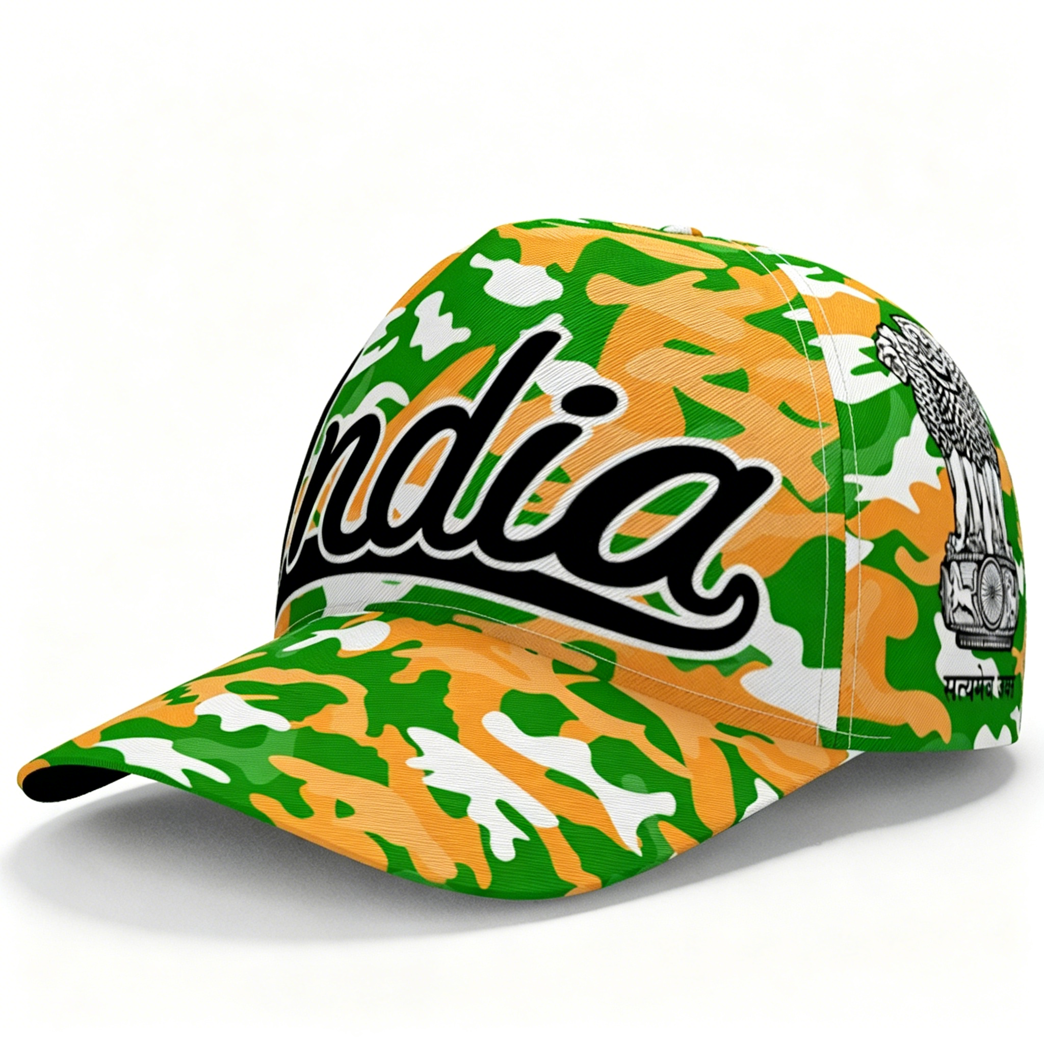 Unisex India Flag Baseball Cap - Visor Sun Hat ulasan dan harga