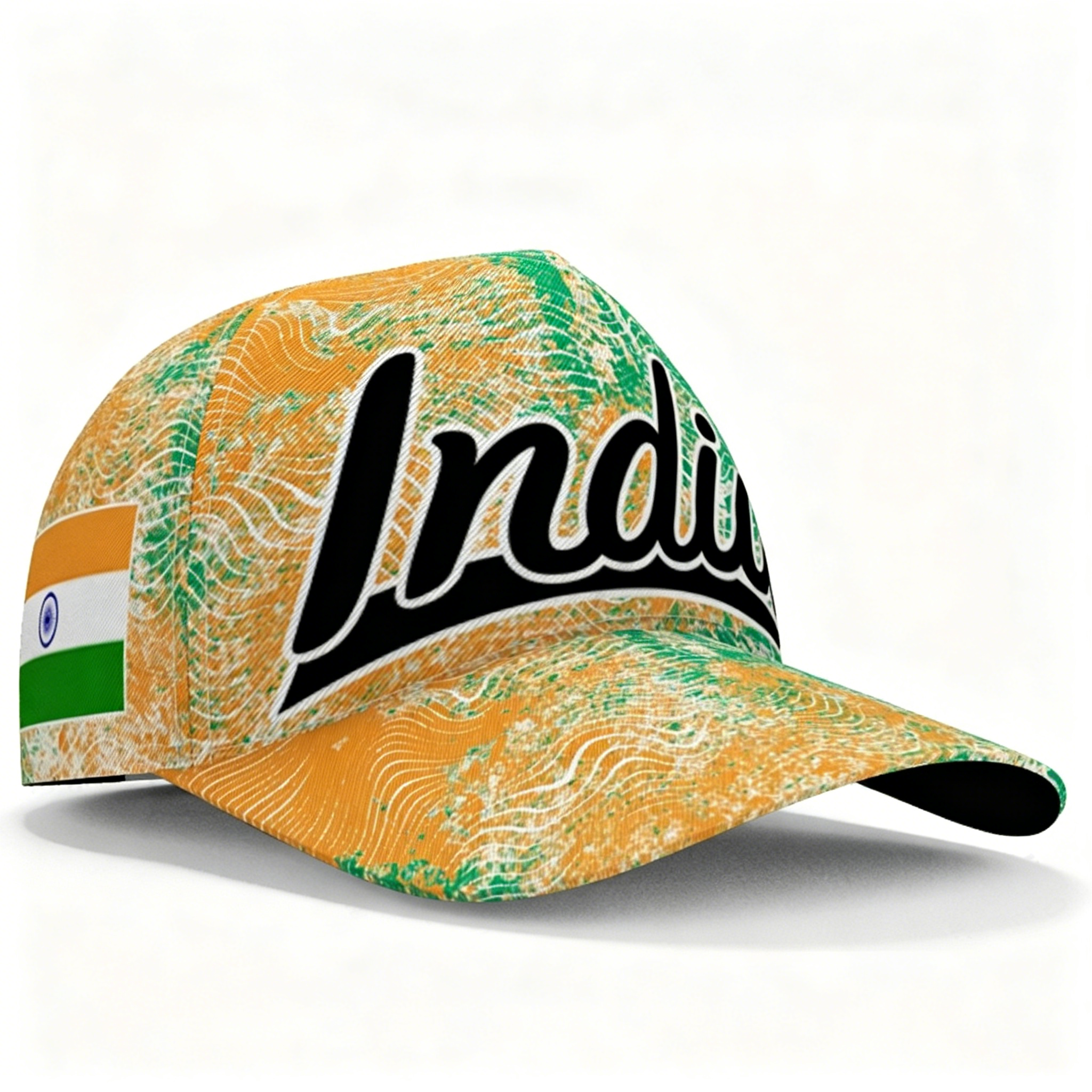 Unisex India Flag Baseball Cap - Visor Sun Hat ulasan dan harga