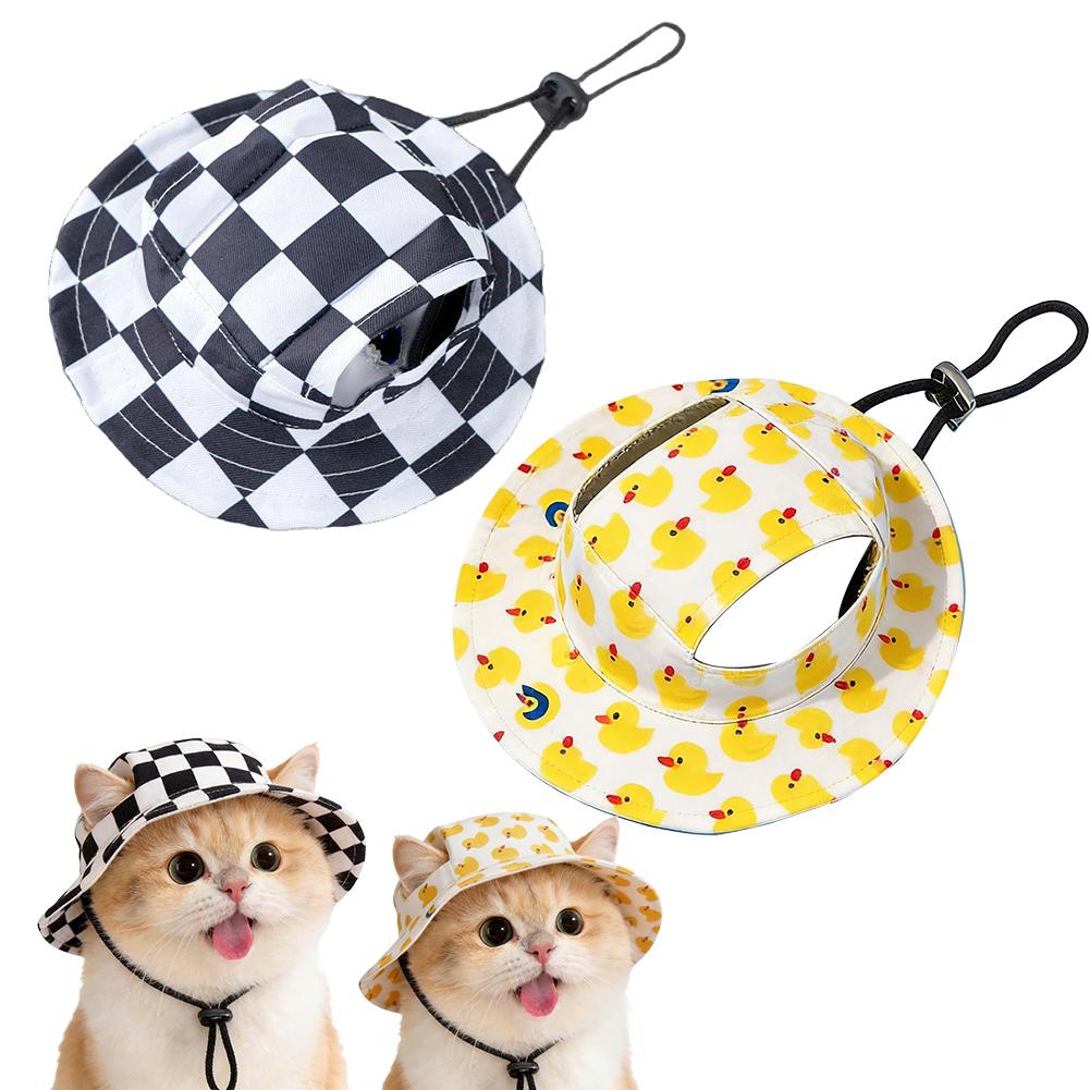 Adjustable Dog Hat Cute Print  - Running Cap Lightweight ulasan dan harga