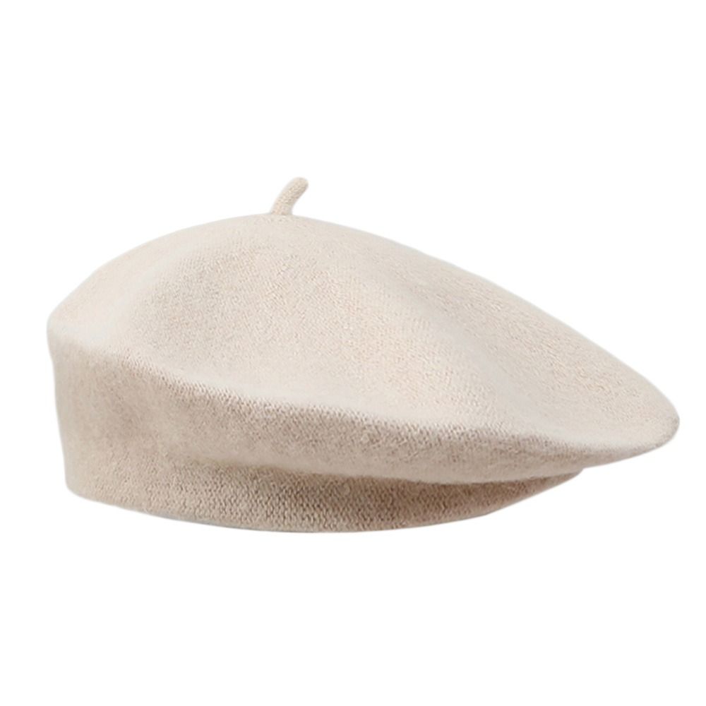 Autumn Winter Warm Wool Berets - Beret French Wool ulasan dan harga