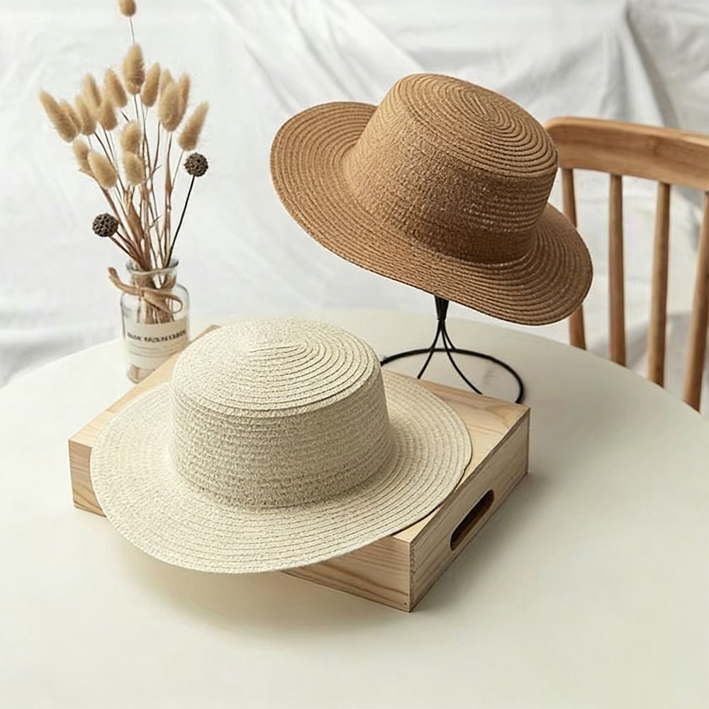 Fashionable Wide Brim Straw Ha - Cowboy Hat Straw ulasan dan harga