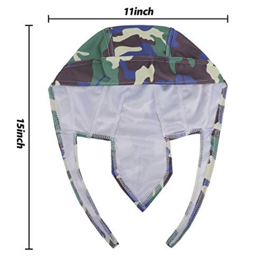 Greenery-GRE Head Tie Quick Dr - Skull Cap Helmet Liner ulasan dan harga